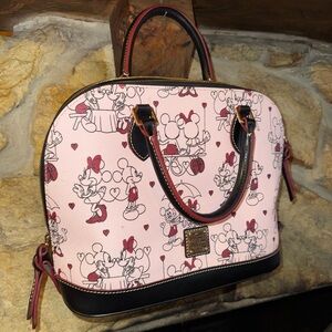 DOONEY & BOURKE RARE AUTHENTIC Disney Pink and Black Satchel Bag